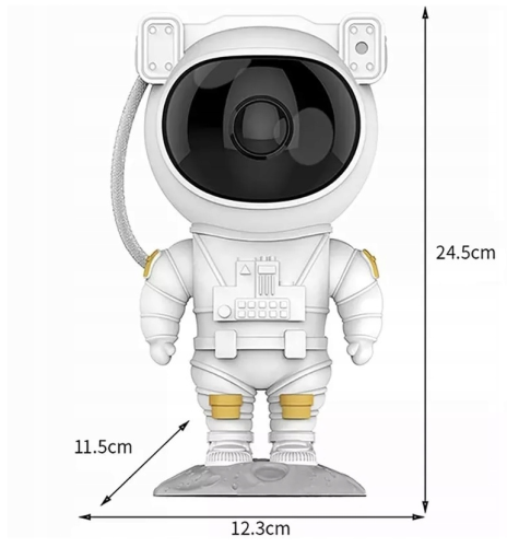 Projektor Gwiazd Nieba LED - Lampka Nocna Astronauta