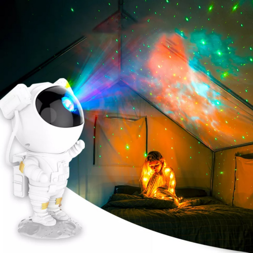Projektor Gwiazd Nieba LED - Lampka Nocna Astronauta