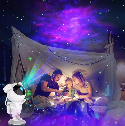 Projektor Gwiazd Nieba LED - Lampka Nocna Astronauta