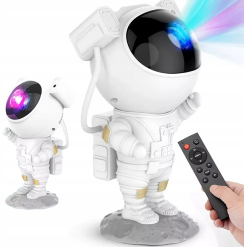 Projektor Gwiazd Nieba LED - Lampka Nocna Astronauta