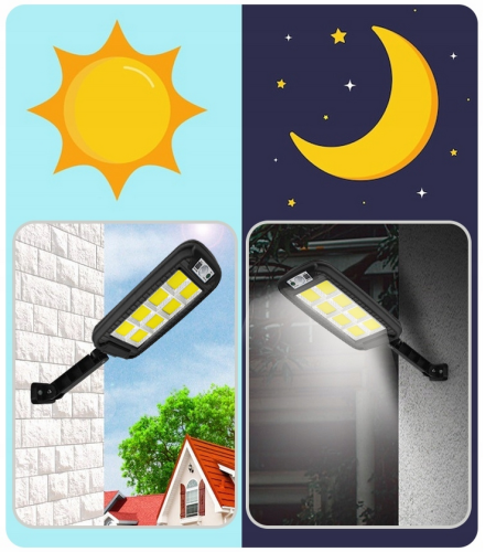 Lampa uliczna solarna 120 COB LED model LU17