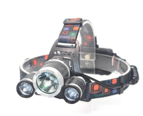 Latarka czołowa 3xLED 1000lumen model T6