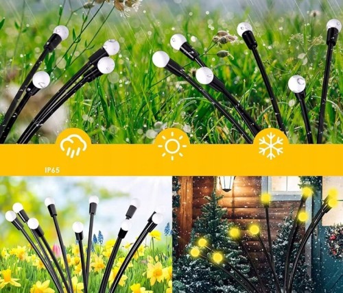 Lampa solarna kulki 6szt. zestaw 2szt