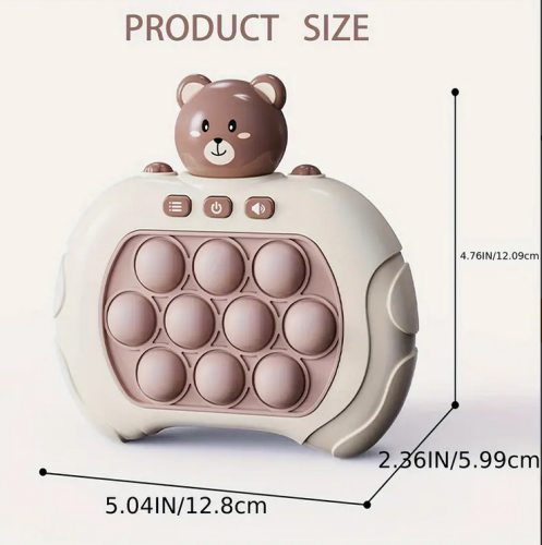 Gra POP IT brązowy miś