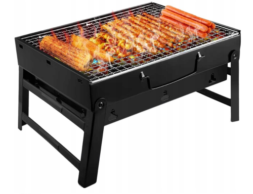 Przenośny grill walizkowy na węgiel