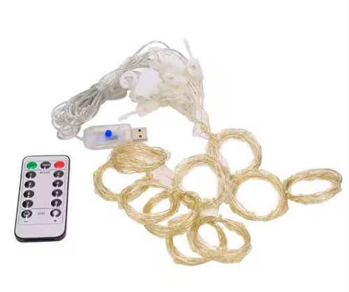 Kurtyna świetlna USB 3m x 3m 300 LED barwa zimna