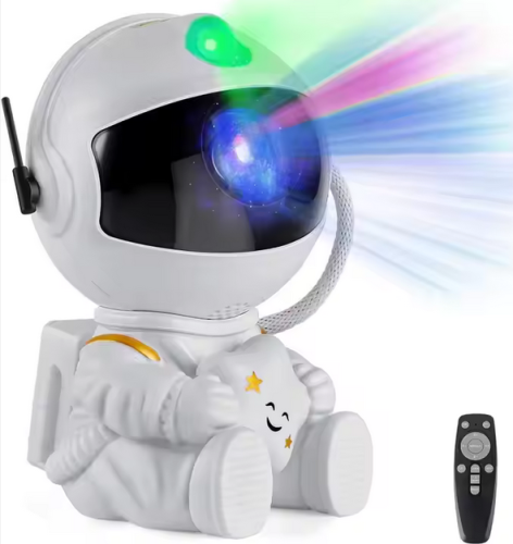 Projektor gwiazd astronauta siedzący