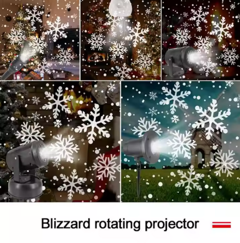 Projektor śniegu LED