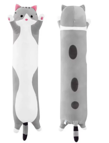 Maskotka kot 50cm szara