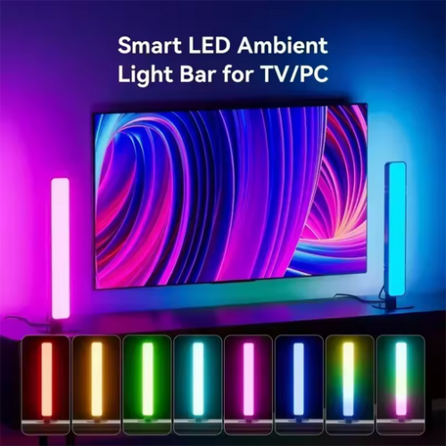 Inteligentne listwy świetlne kolumny LED RGB z Pilotem