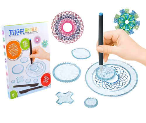 Spirograf Deluxe – Kreatywny Zestaw do Rysowania Wzorów