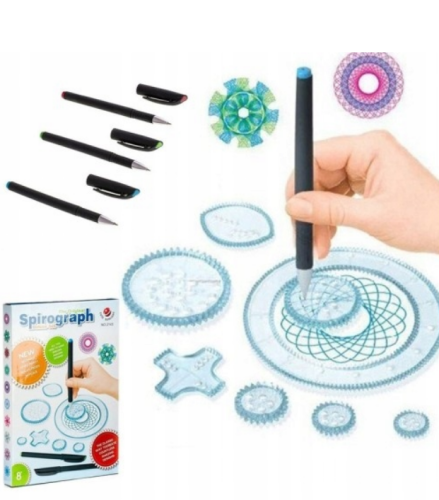 Spirograf Deluxe – Kreatywny Zestaw do Rysowania Wzorów