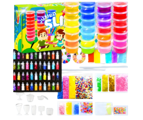 Zestaw Kreatywny Slime Duży XXL – 28 Glutków Slime dla Dzieci