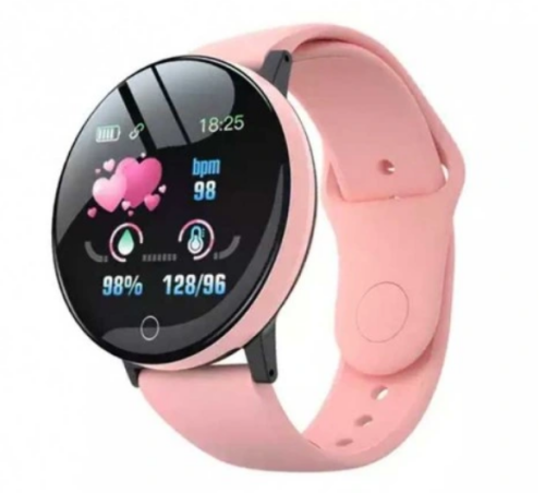 Smartwatch Smartband 119S z pulsometrem – kolor różowy