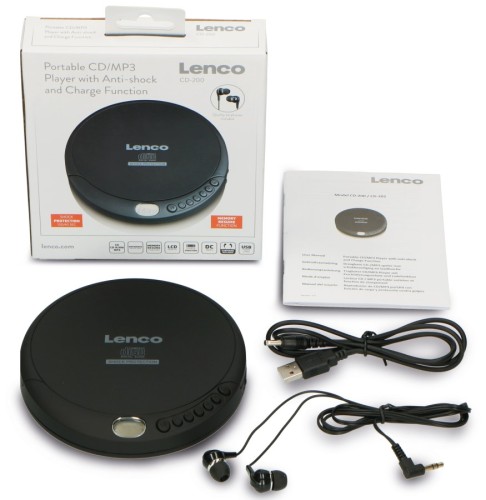 Lenco CD-200 – przenośny odtwarzacz CD/MP3 z Anti-Shock