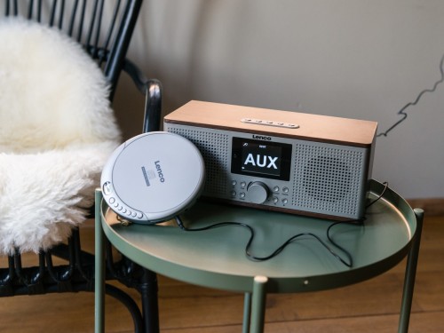 Lenco CD-201S Odtwarzacz CD z Radiem FM i Bluetooth