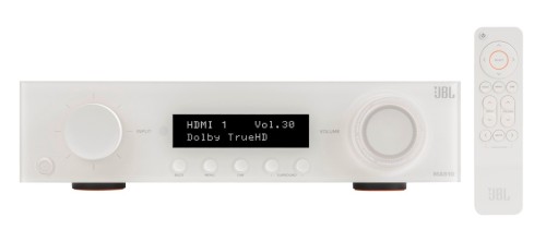 Zestaw kina domowego JBL MA510 + STAGE 260F + STAGE 245C + STAGE 240B (stojaki w komplecie) + STAGE 220P  biały (20)