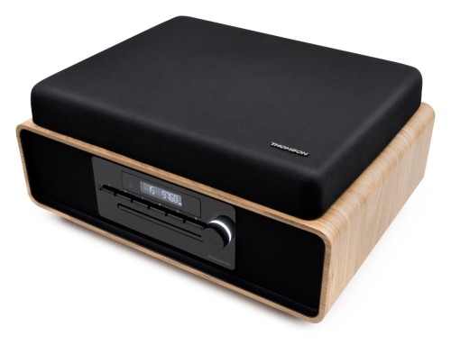 Gramofonem z głośnikami Bluetooth, radiem FM, odtwarza płyty CD/MP3 Thomson MIC300TT/400DUO (9)