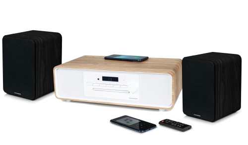 Zestaw audio Thomson MIC301IBT + WS600DUO z radiem FM CD/MP3/USB i Bluetooth (1)