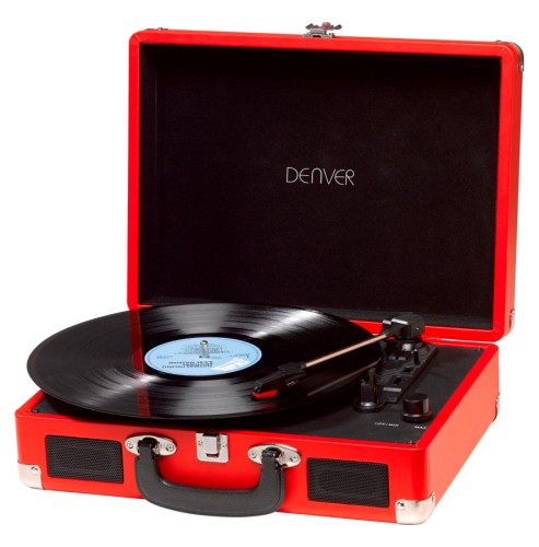 Gramofon  Denver VPL-120 czerwony (1)
