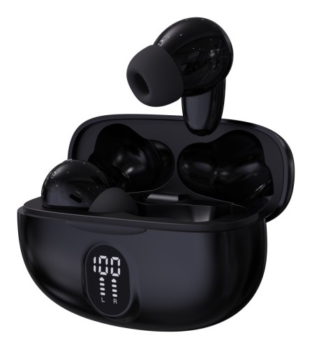 Denver TWE-57B - bezprzewodowe słuchawki Bluetooth czarne (1)