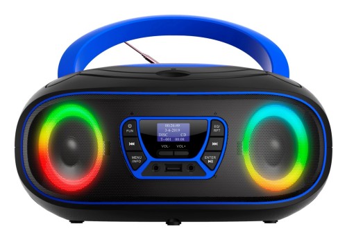 Denver TDB-212BU radio FM/DAB+, Bluetooth, CD, USB, niebieskie (8)
