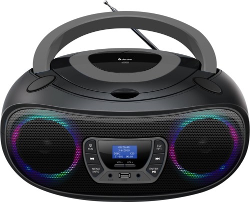 Denver TDB-212GR radio FM/DAB+, Bluetooth, CD, USB, szare (2)