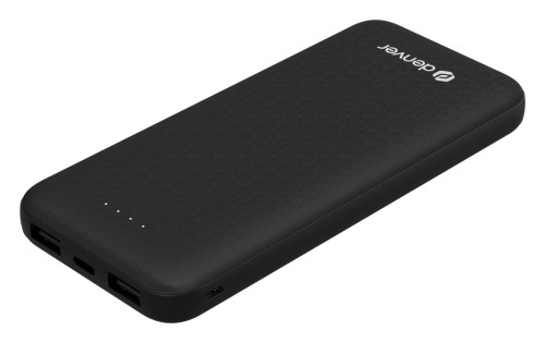 Denver PBS-10010B power bank z akumulatorem Li-Pol 10000 mAh, wyjście USB-A czarny (3)