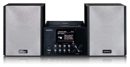 Lenco MC-250BK - mikrowieża z CD, USB, radiem internetowym, FM/DAB+ i Bluetooth (2)