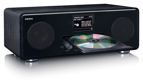 Lenco DIR-261BK - mikrowieża z CD, radiem internetowym, FM/DAB+ i Bluetooth (3)