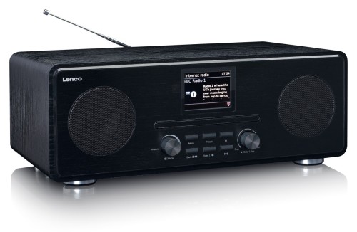 Lenco DIR-261BK - mikrowieża z CD, radiem internetowym, FM/DAB+ i Bluetooth (6)