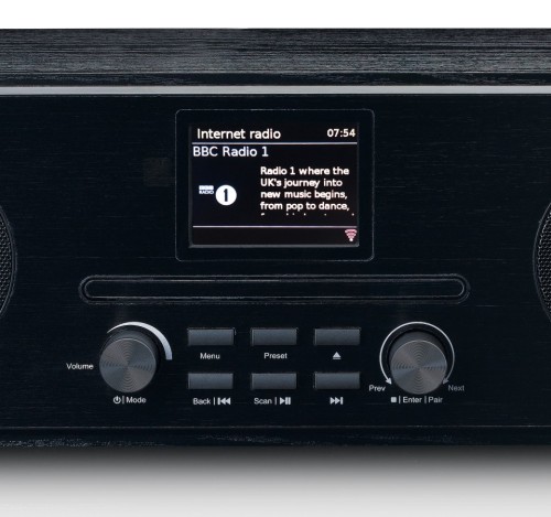 Lenco DIR-261BK - mikrowieża z CD, radiem internetowym, FM/DAB+ i Bluetooth (7)