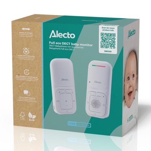 Alecto DBX130 Nowoczesna niania elektroniczna, biała (8)