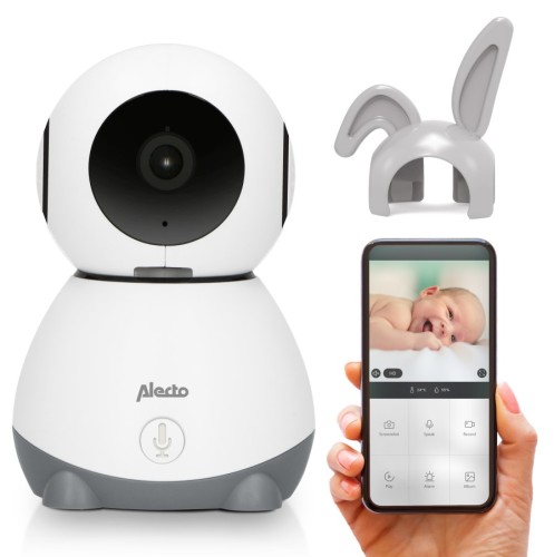 Alecto SMARTBABY10 - wideoniania Wi-Fi - biało/szara (1)