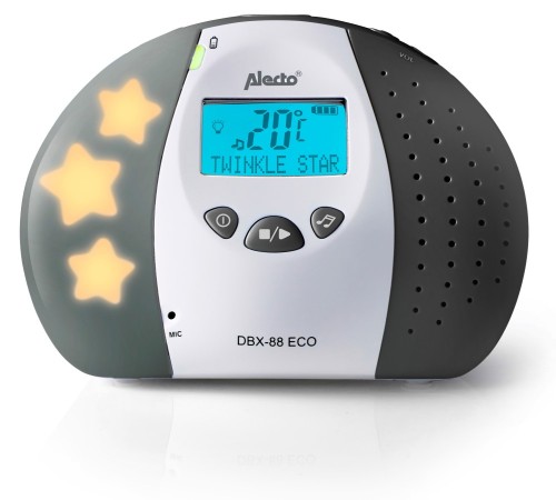Alecto DBX-88 LIMITED - cyfrowa niania elektroniczna z wyświetlaczem, biały/antracyt (6)