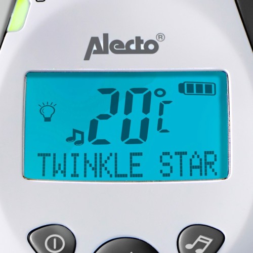 Alecto DBX-88 LIMITED - cyfrowa niania elektroniczna z wyświetlaczem, biały/antracyt (9)