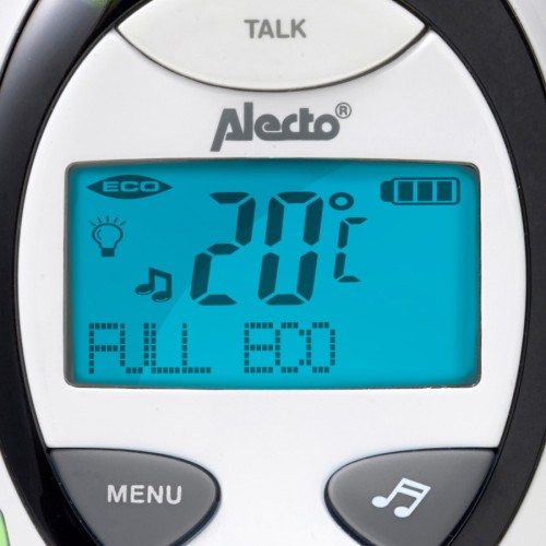 Alecto DBX-88 LIMITED - cyfrowa niania elektroniczna z wyświetlaczem, biały/antracyt (10)