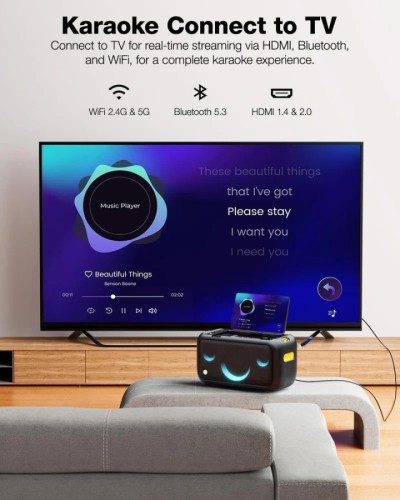 Ikarao Break X1 – inteligentny głośnik imprezowy z Bluetooth, 460 W (18)