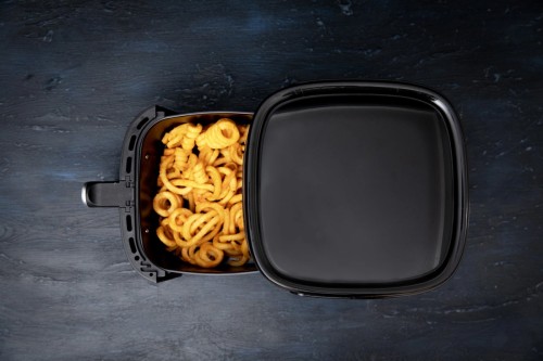 Gastronoma 18290005 - Frytkownica na gorące powietrze 4,2 l, cyfrowa - czarno-srebrna (4)