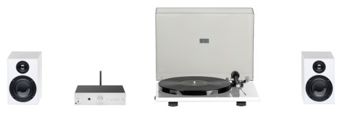Pro-Ject STEREO SET E PHONO - Minimalistyczny system audio z gramofonem, biały (1)