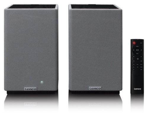 Zestaw stereo gramofon z aktywnymi głośnikami LENCO L-455BK + SPB-240BKGY (5)