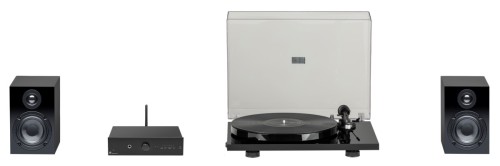 Pro-Ject STEREO SET E PHONO - Minimalistyczny system audio z gramofonem, czarny
 (1)