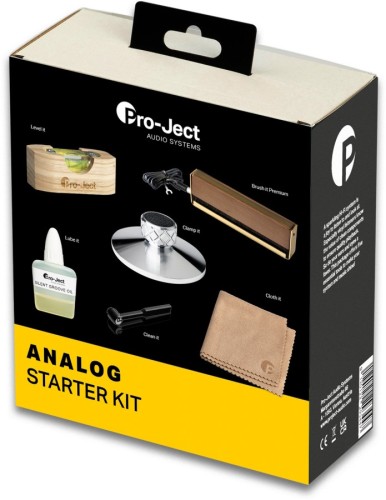 Zestaw startowy Pro-Ject Analog - Brush It Premium + Clean + Cloth + Level + Clamp + Lube It (1)