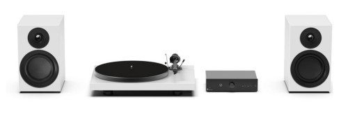 Pro-Ject Colorful Audio System E - System Hi-Fi typu „All-in-one” z gramofonem - Satynowa biel (1)