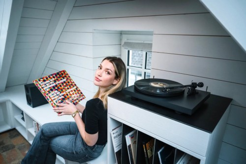 Pro-Ject Colorful Audio System E - System Hi-Fi typu „All-in-one” z gramofonem - Satynowa czerń (8)