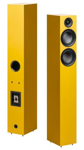 Pro-Ject Speaker Box 12 E Carbon - 2,5-drożny głośnik podłogowy - satynowa żółć (2)