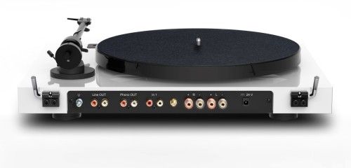 Zestaw HiFi Pro-Ject JukeBox E1 w kolorze białym - kompletny system audio stereo z gramofonem (5)