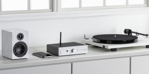 Pro-Ject STEREO BOX E - Minimalistyczny wzmacniacz zintegrowany - srebrny (2)