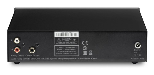 Pro-ject CD Box E - Minimalistyczny odtwarzacz CD, czarny (2)