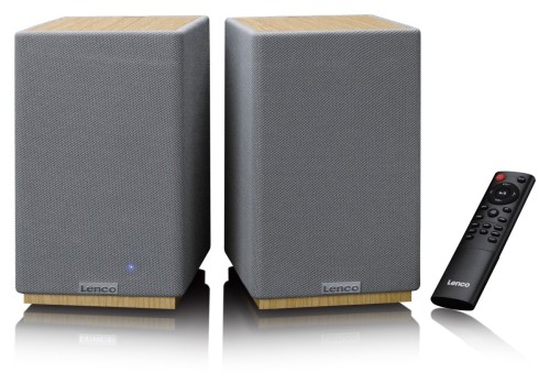 Lenco SPB-241WDGY - aktywne głośniki stereo HiFi z BT (4)